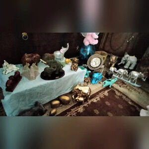 23 piece lot elephant collection